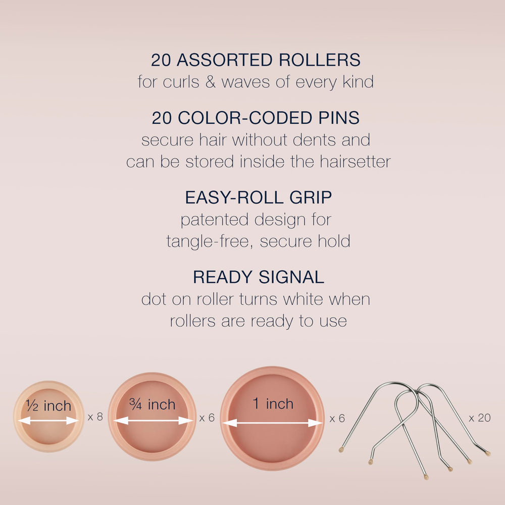 Conair estuche compacto con almacenamiento de rulos