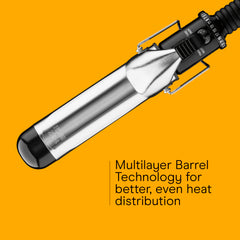 Cordón giratorio Conair evita enredos durante el peinado.