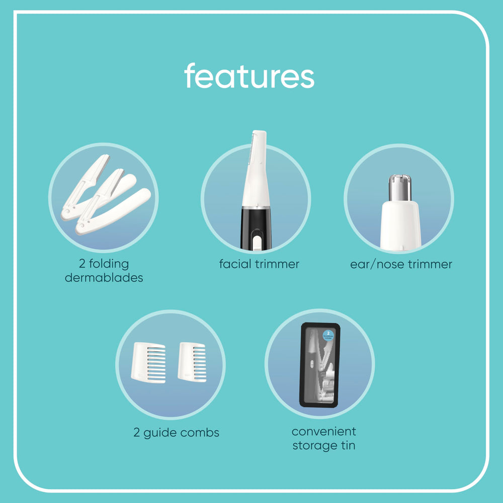 Accesorios para cejas de Conair Girlbomb, precisión en el diseño.