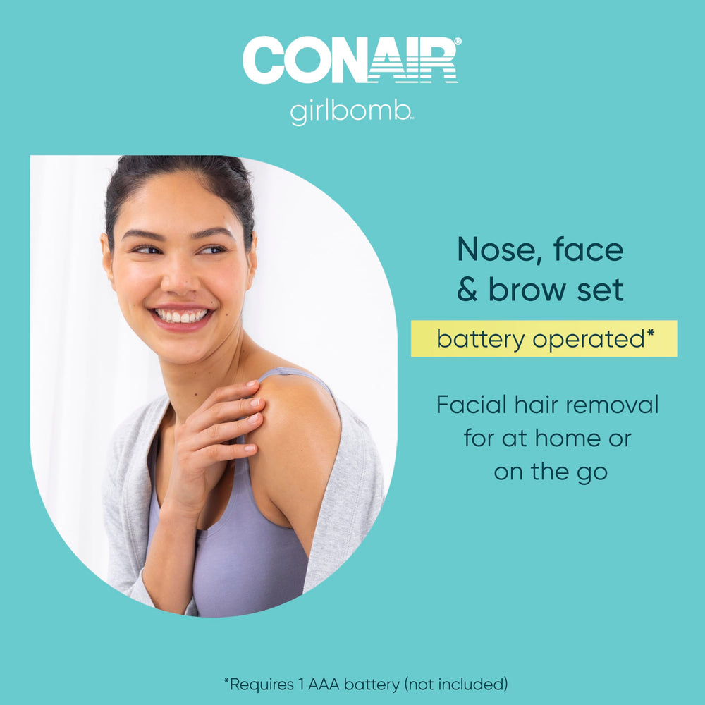 Conair GIRLBOMB guía para cejas, acabado uniforme.