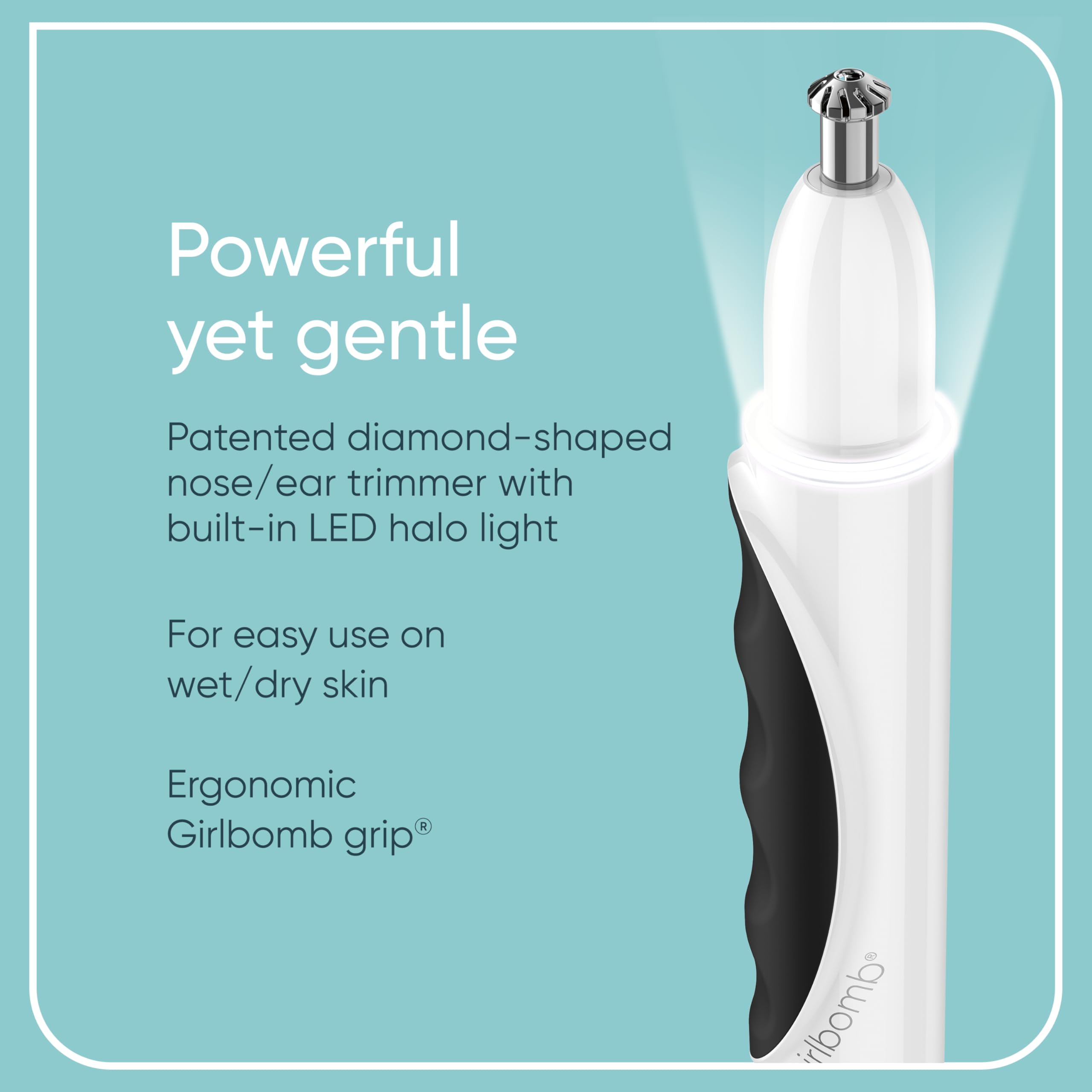 Conair GIRLBOMB set 3-en-1, recorte nariz, rostro y cejas.