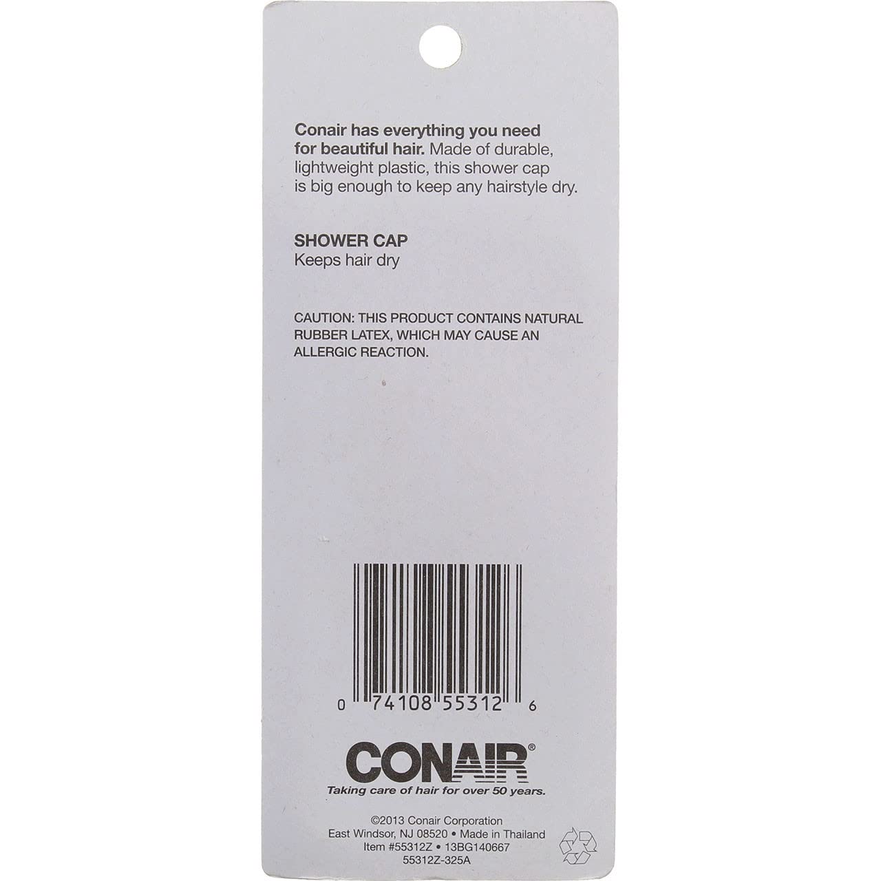 Conair Gorro de Ducha Grande, una talla para todas las cabezas.