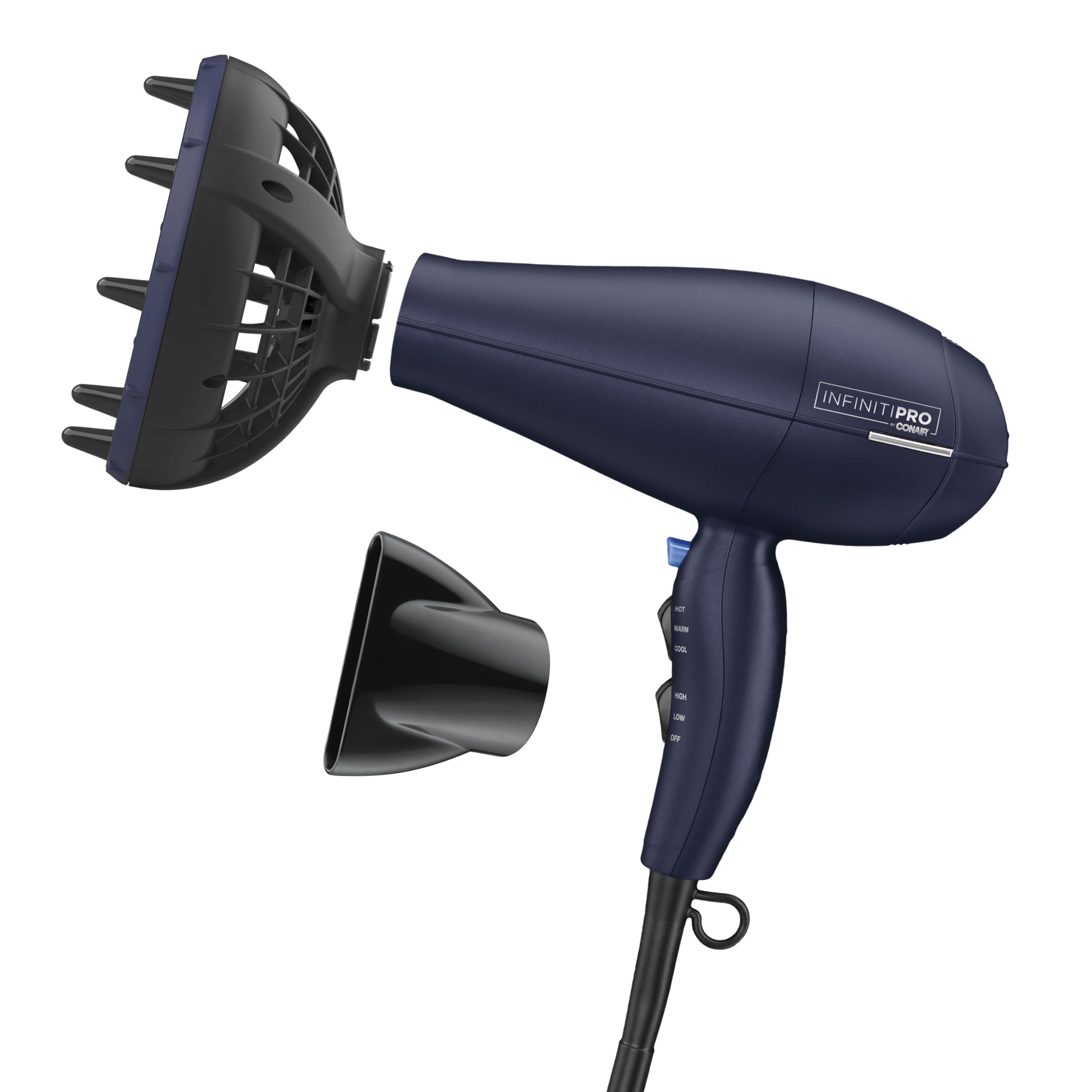 Conair InfinitiPRO con difusor innovador realza rizos con mayor cuerpo