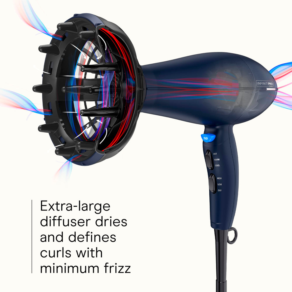 Conair InfinitiPRO tecnología cerámica y calor infrarrojo para secado suave