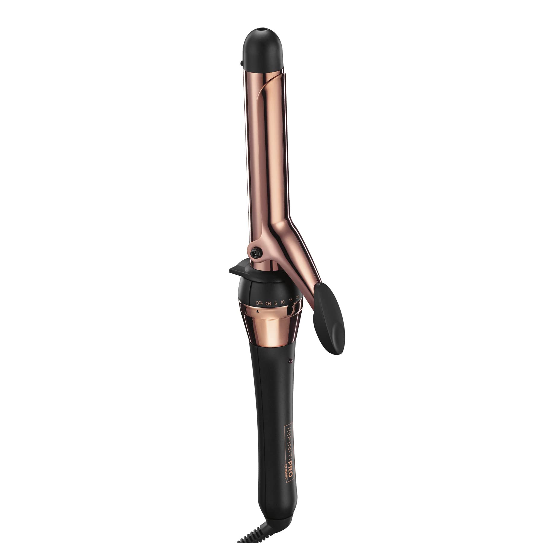 Conair INFINITIPRO Rose Gold Titanium rizador de 1 pulgada para rizos definidos