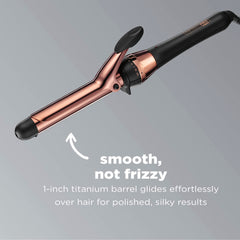 Conair INFINITIPRO Rose Gold Titanium aporta brillo y reduce frizz en rizos