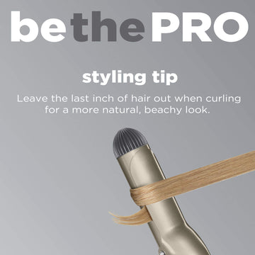 Conair InfinitiPro ofrece control suave del frizz sobre la barra ceramica.
