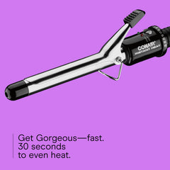 Conair Instant Heat mango ergonomico antiresbalante para mayor control.