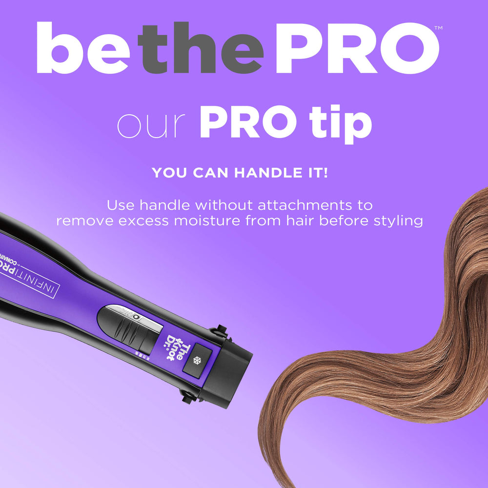 Conair Knot Dr. boton enfriamiento para fijar estilo rápidamente.