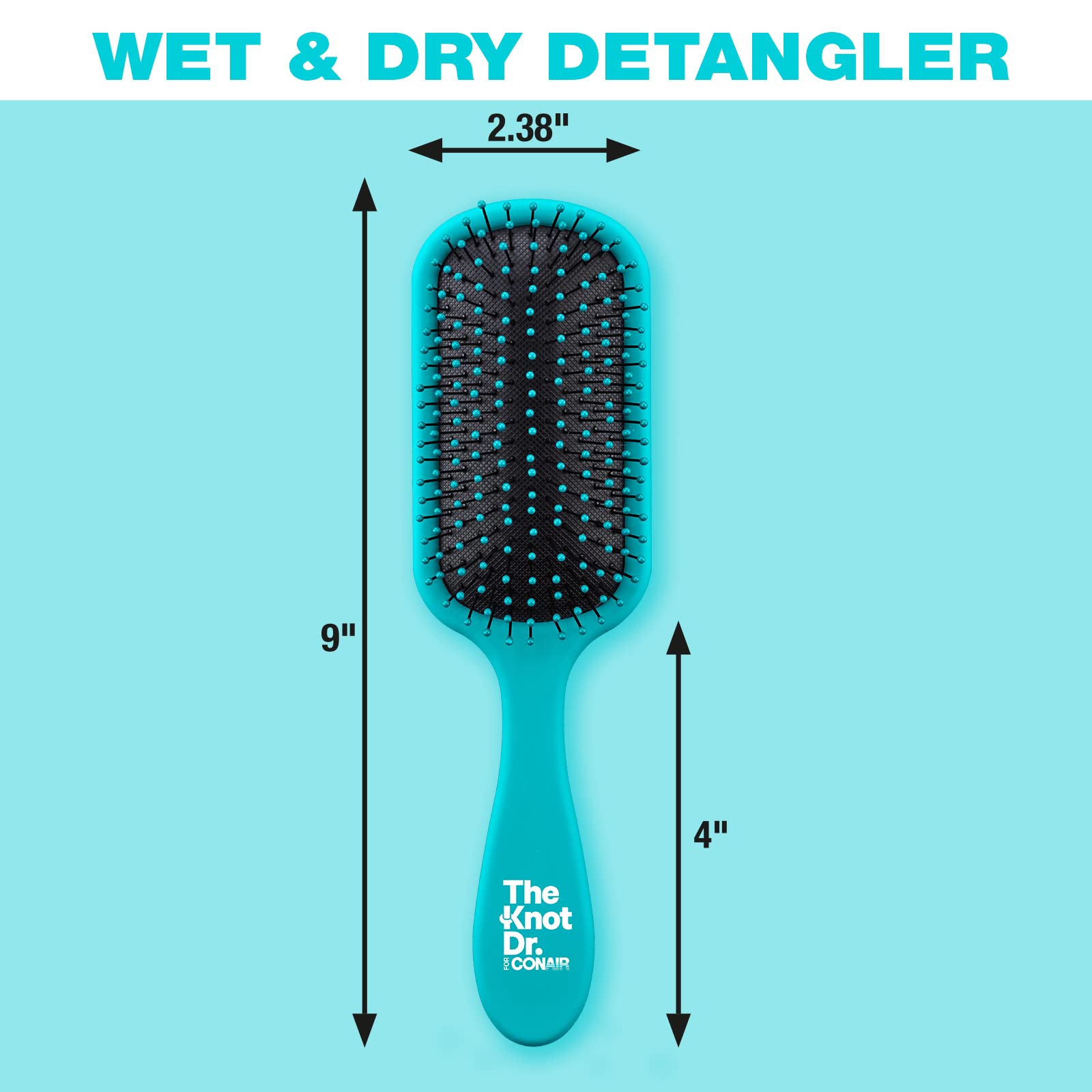 Conair Knot Dr. tacto suave, mano: agarre cómodo durante el peinado.