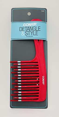 Conair paquete de 3 peines esenciales para peinados rápidos y sin enredos.