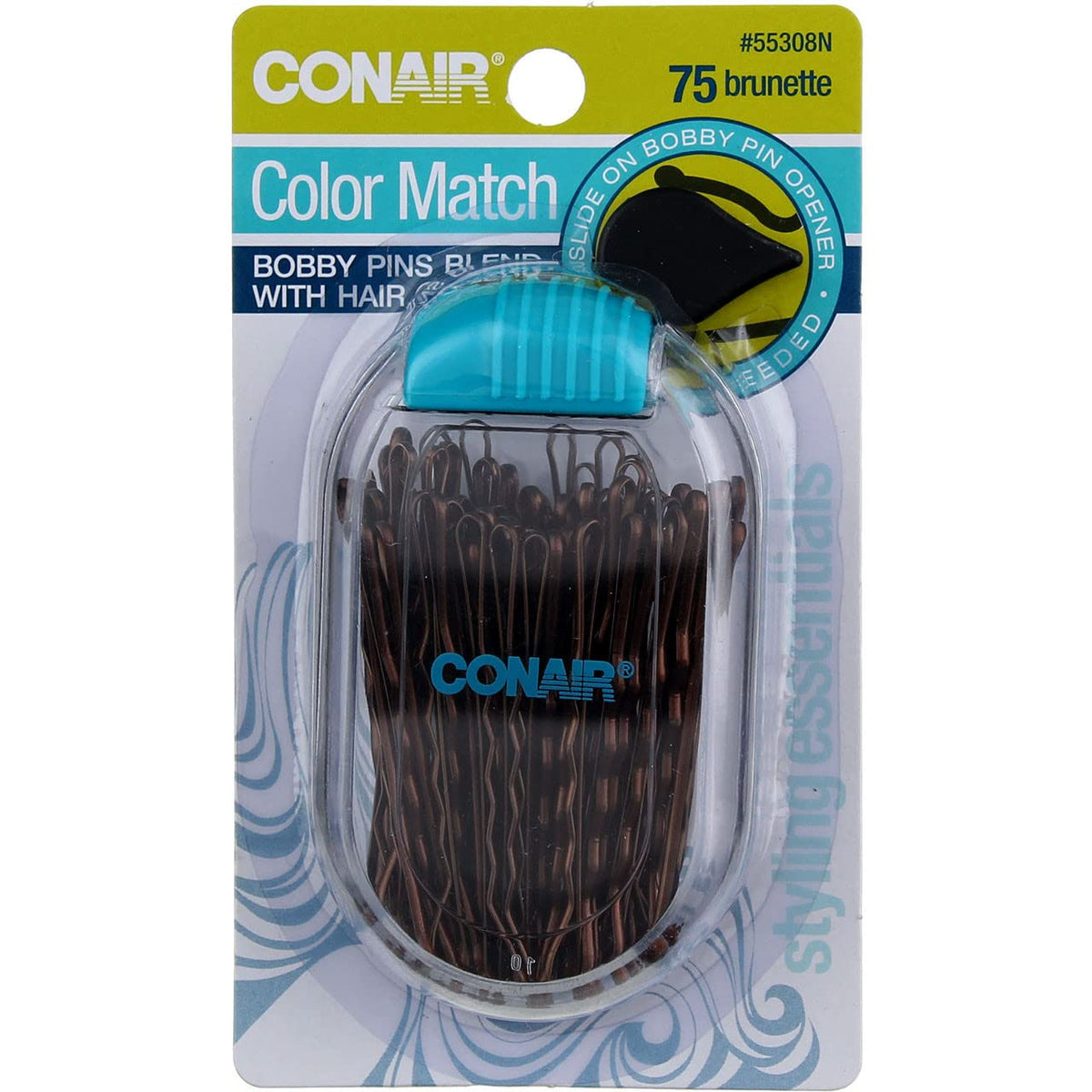 Conair pasadores para pelo bronce – empaque práctico para guardar y transportar