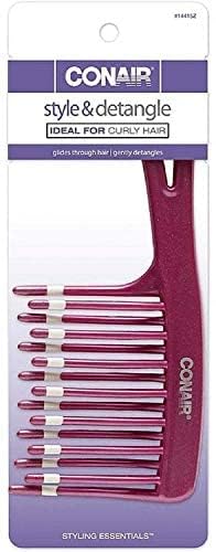 Conair desenredante antifrizz minimiza el encrespamiento al peinar con suavidad.