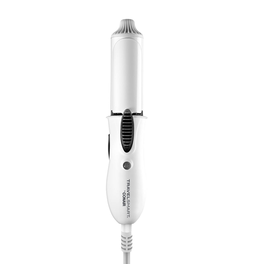 Conair rizador mini de viaje cerámico de 1 pulgada blanco para retoques rápidos