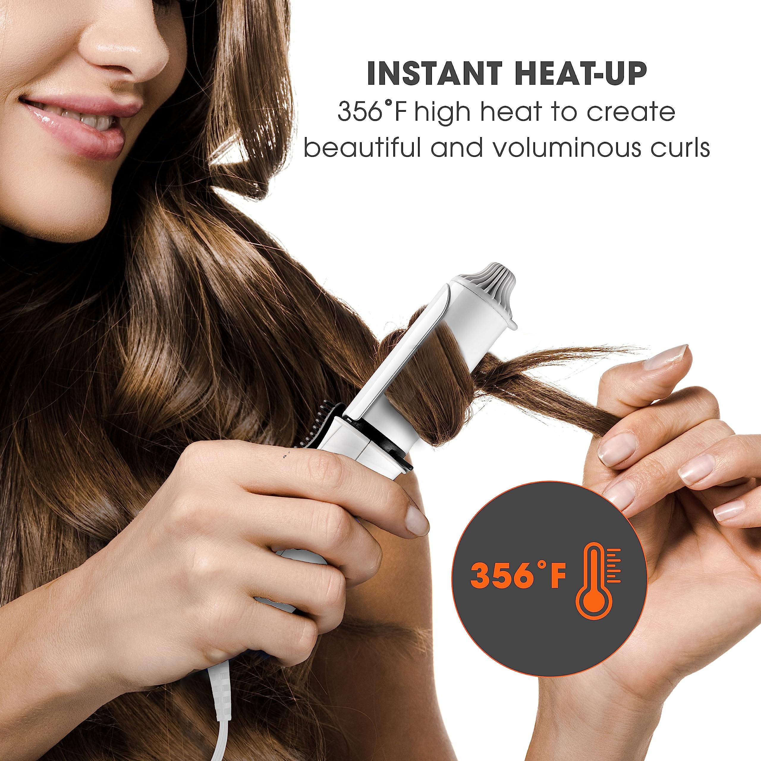 Rizador mini de viaje Conair con doble tensión para uso mundial