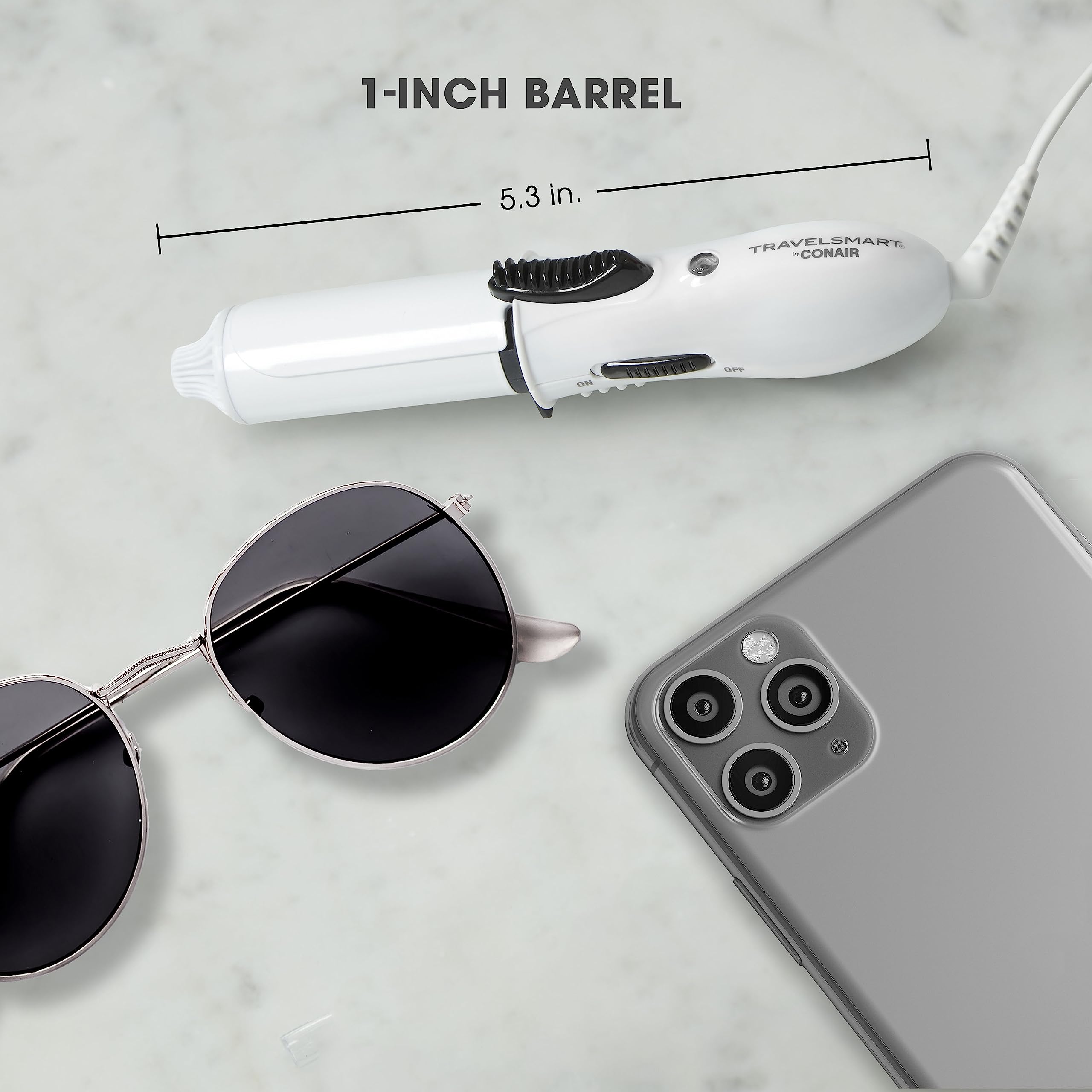 Garantía de dos años en el rizador de viaje Conair