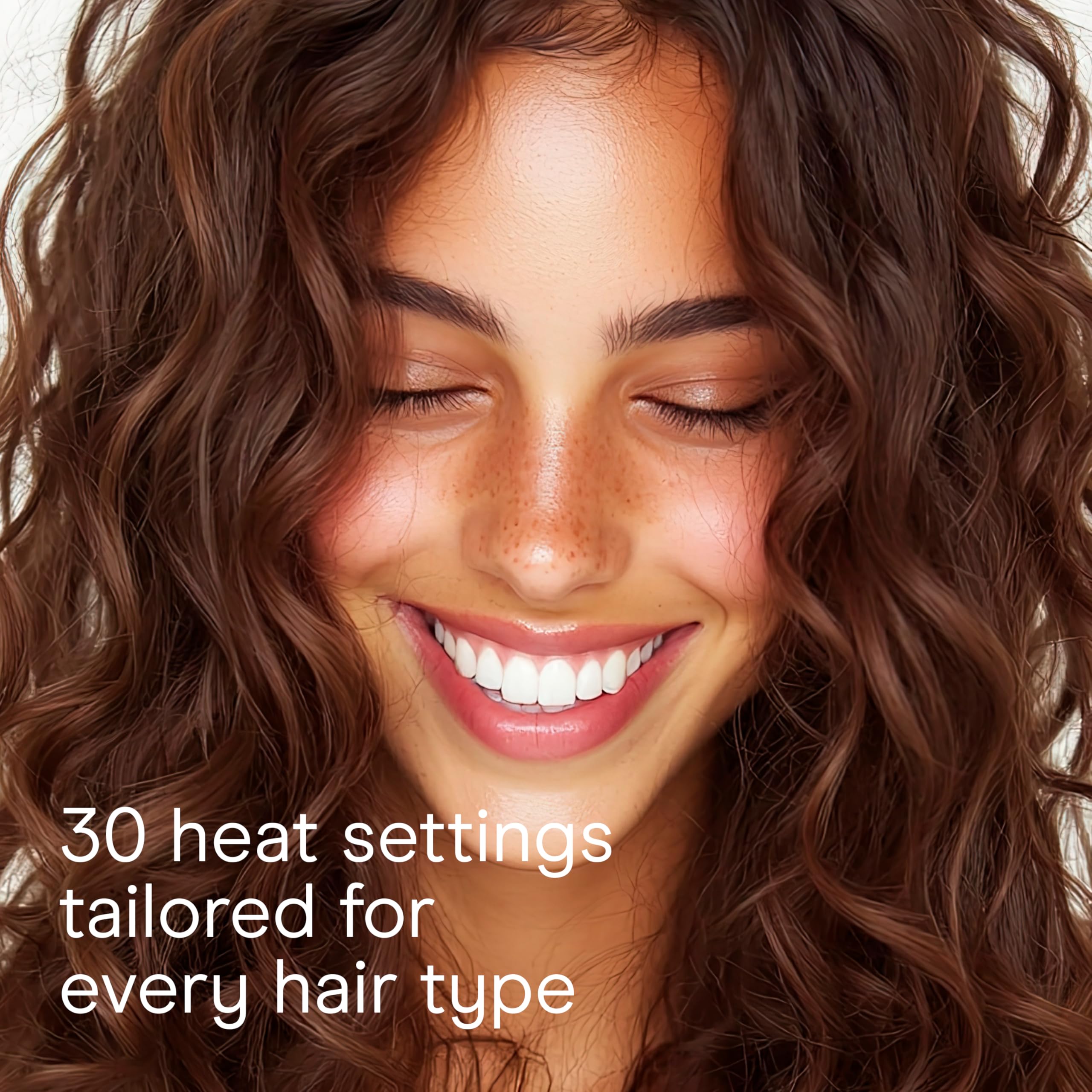 Conair, rizos definidos con acabado duradero.