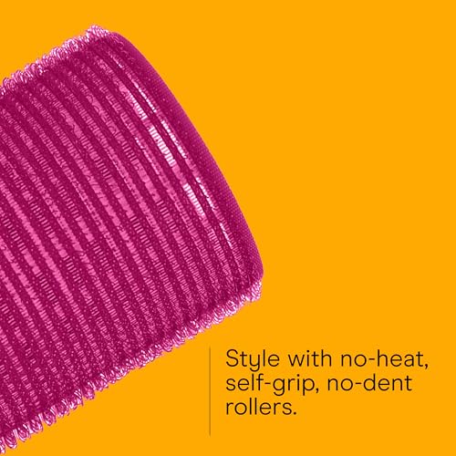 Detalle de rodillos para cabello húmedo o seco sin calor.