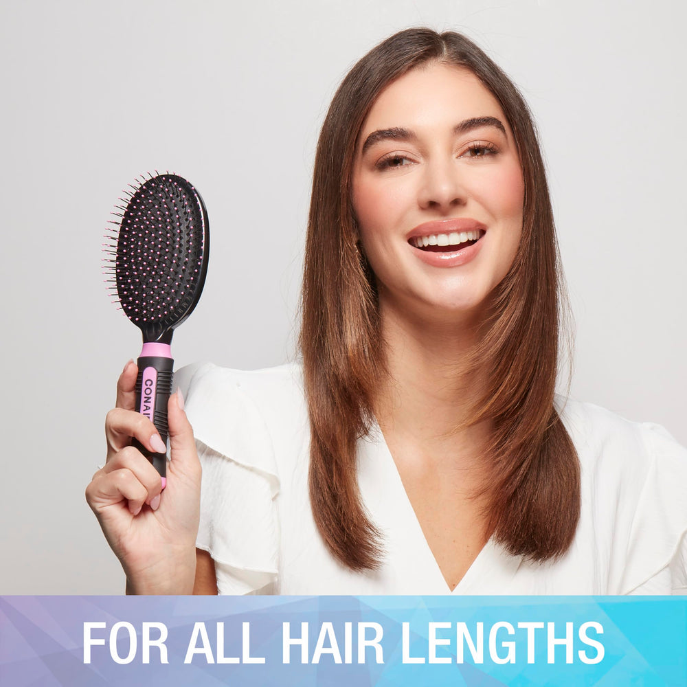 Conair: uso diario para pelo húmedo o seco sin dañar.