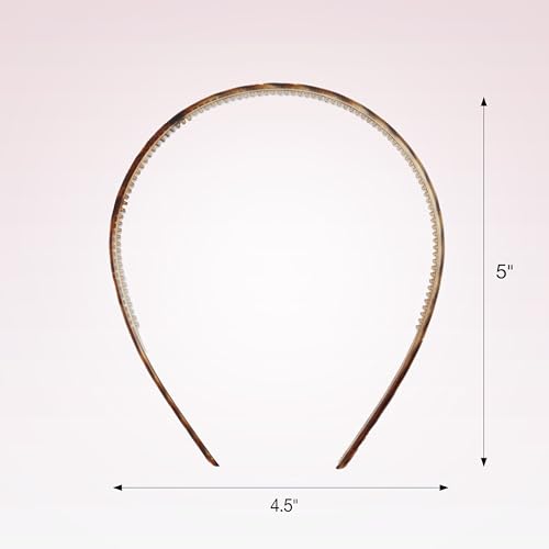 Diadema delgada Scunci por Conair, perfecta para recogidos rápidos y peinados pulidos.