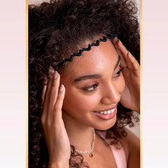 Conair Scünci diadema zigzag, diseño ligero para salidas.