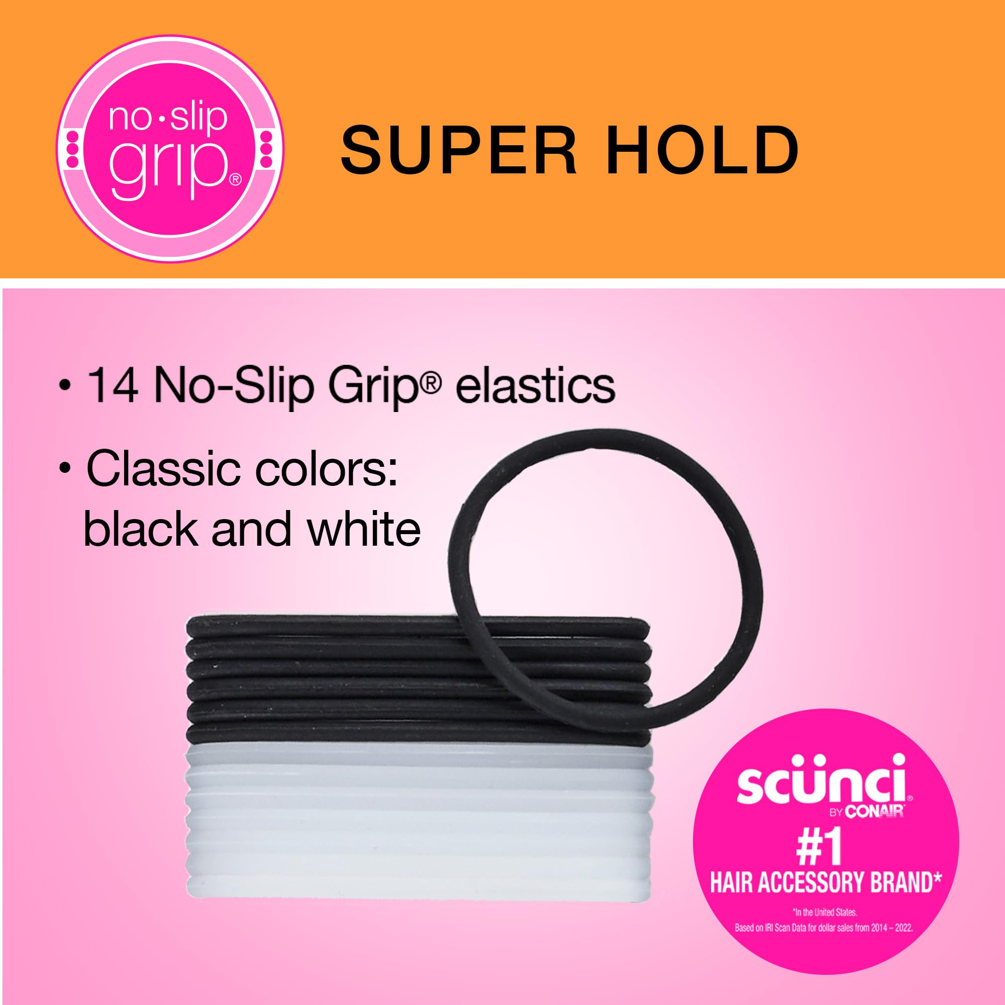 Conair Scunci elásticos suaves que cuidan el cabello durante el entrenamiento.