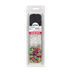 Ligas elásticas claras de Conair Scünci para peinados suaves.