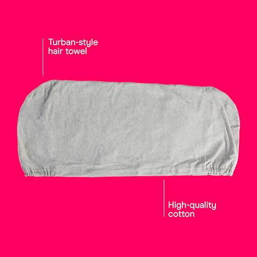 Conair secado rápido del cabello con algodón suave para menos frizz.
