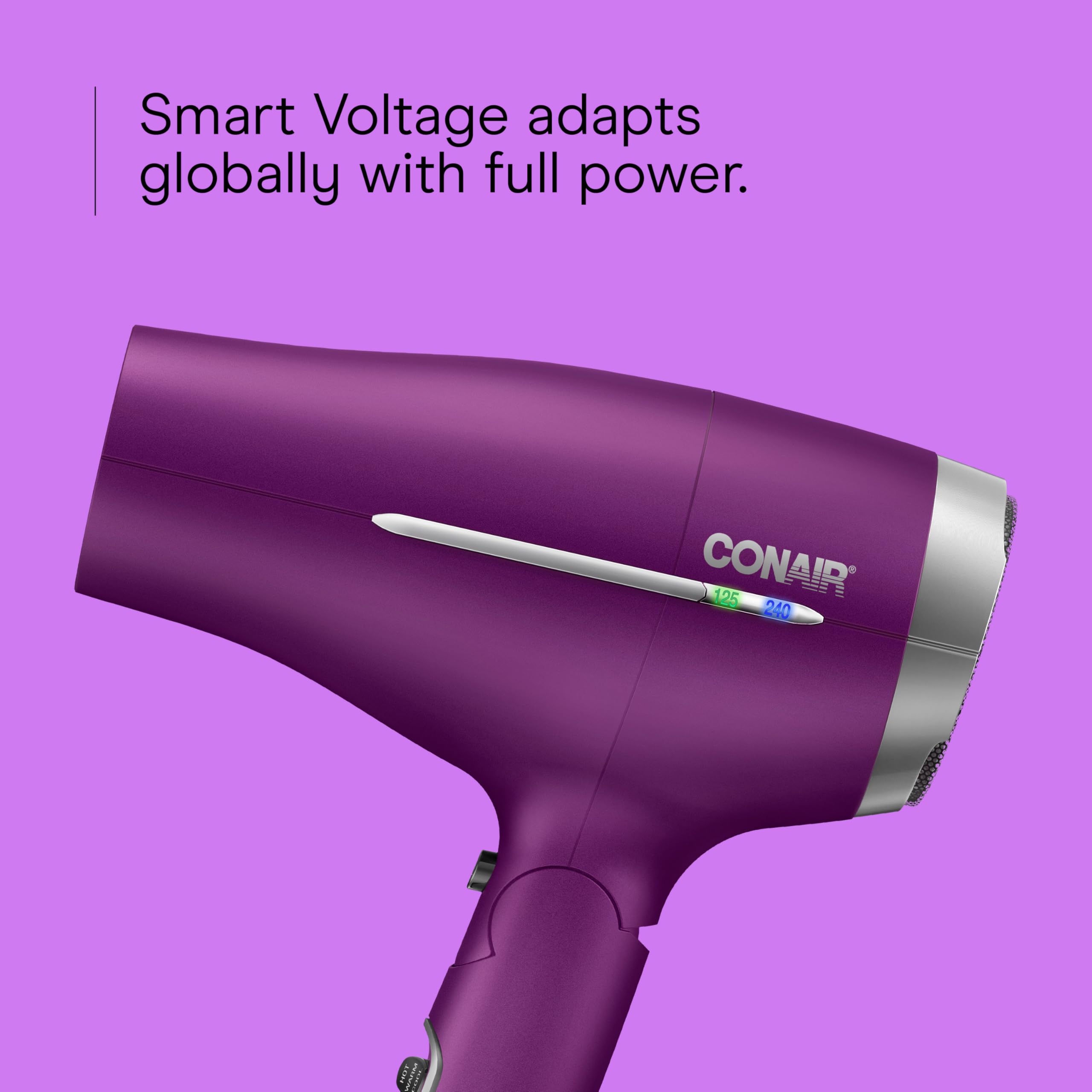 Conair secador con control de encrespamiento para cabello más manejable.