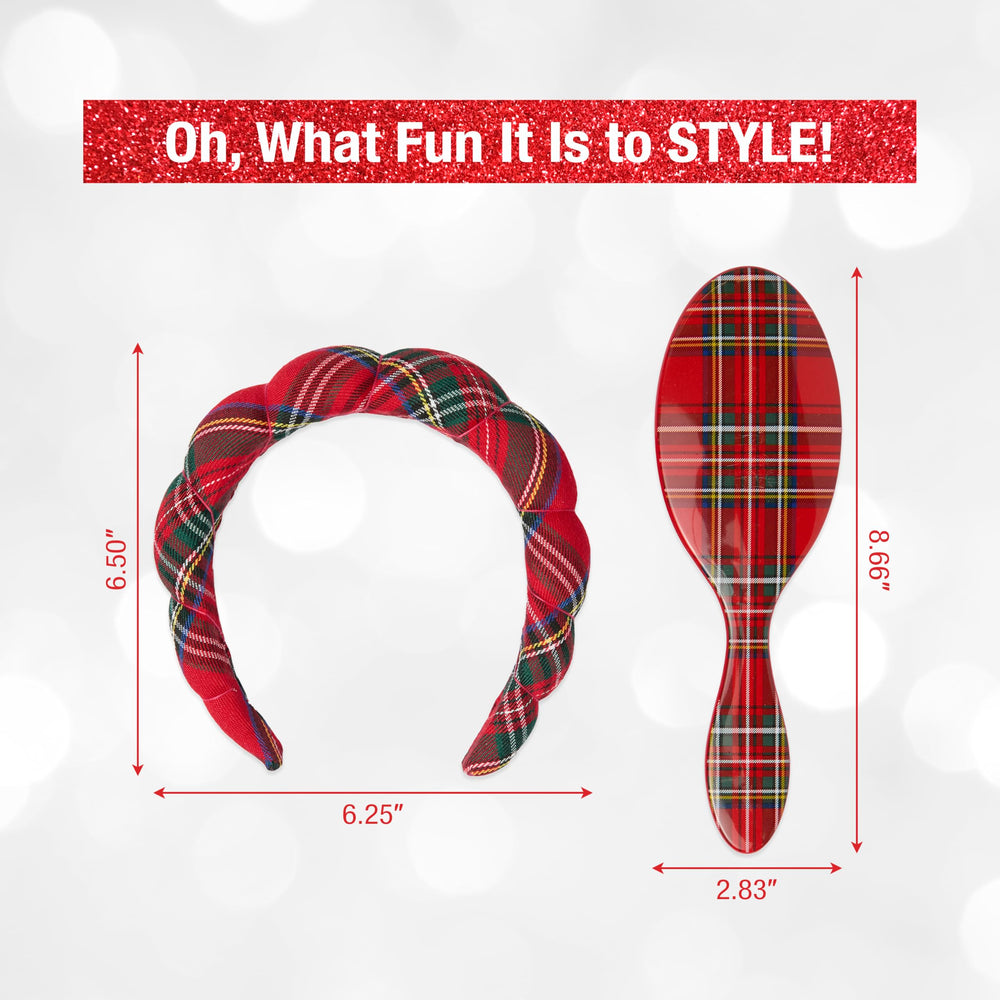 Conair textura tartán y diseño suave para el cuidado diario.