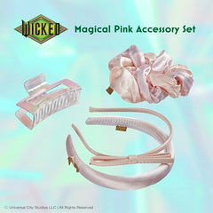 Diadema rosa Conair Wicked Glinda para peinados diarios con estilo.