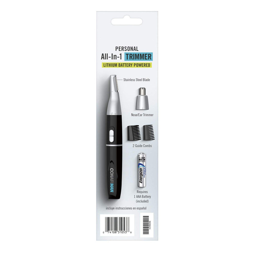 ConairMAN batería de litio AAA: potencia estable para sesiones rápidas.