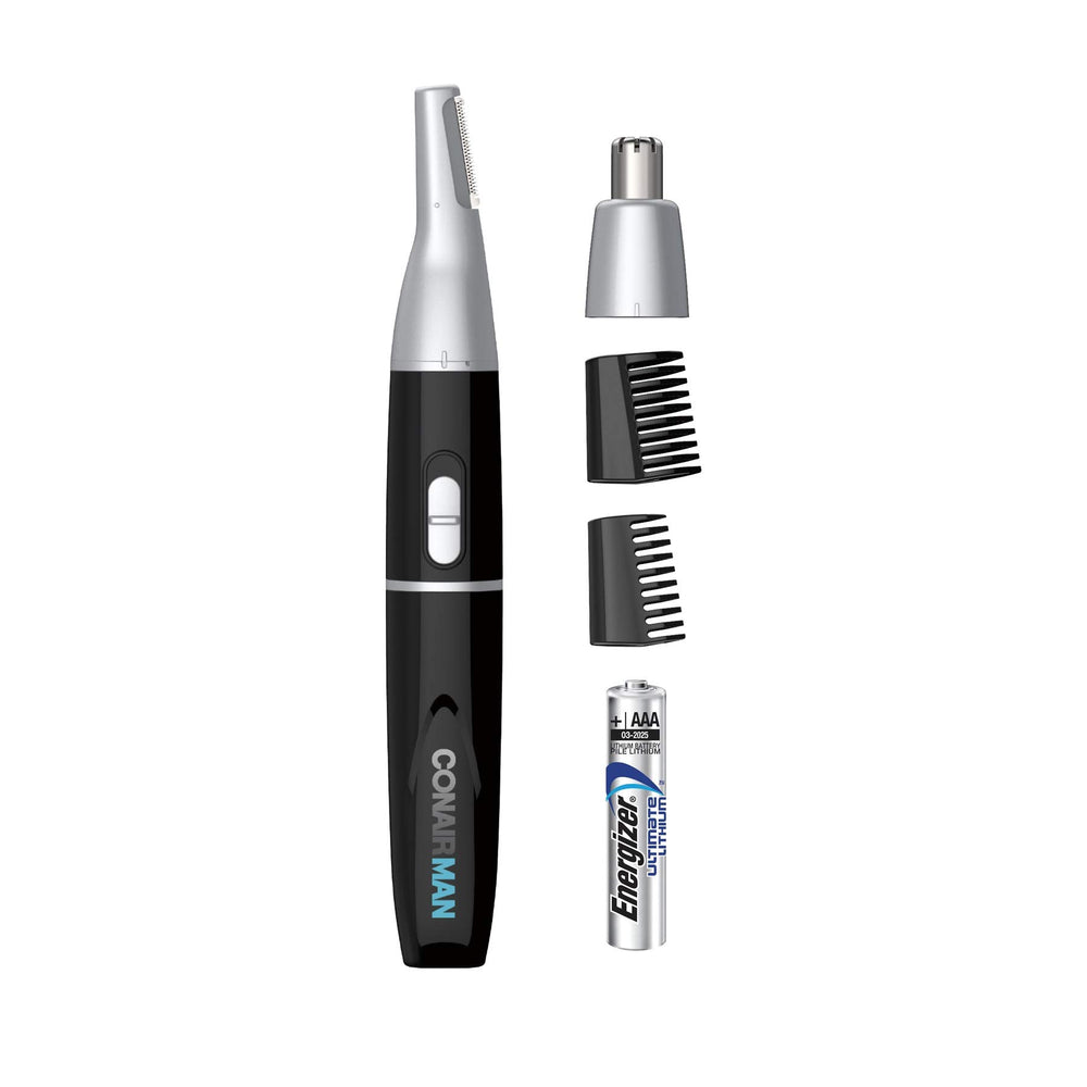 ConairMAN recortador cejas y patillas: definición sutil para una apariencia arreglada.
