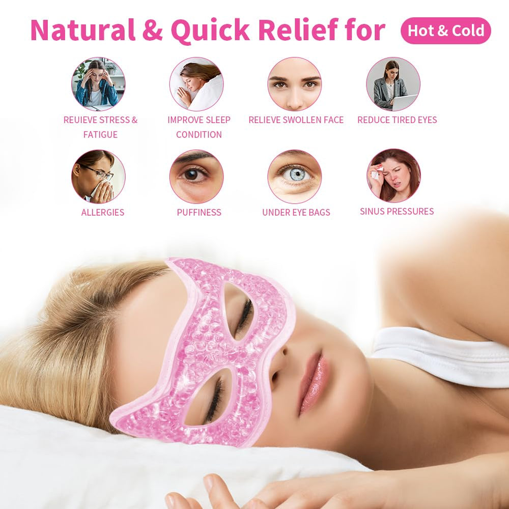 CONBELLA mascarilla ocular diseño tipo gato para mayor comodidad facial