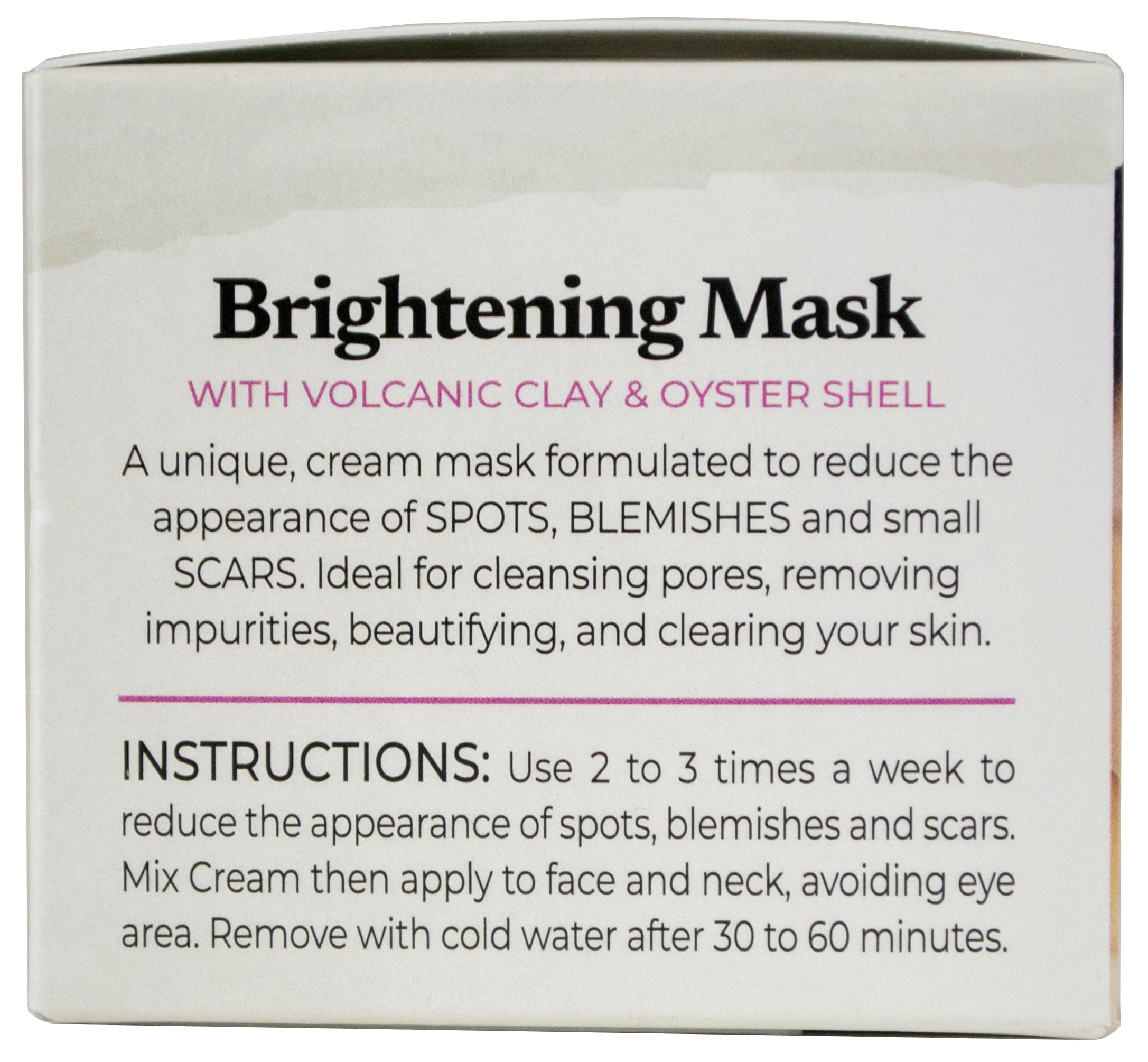 Textura cremosa de la Crema Aclarante No3 para exfoliación suave