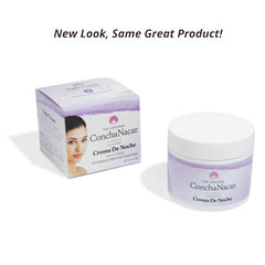 Concha Nacar Crema de Noche No.2, aplicación en rostro para hidratación profunda nocturna.