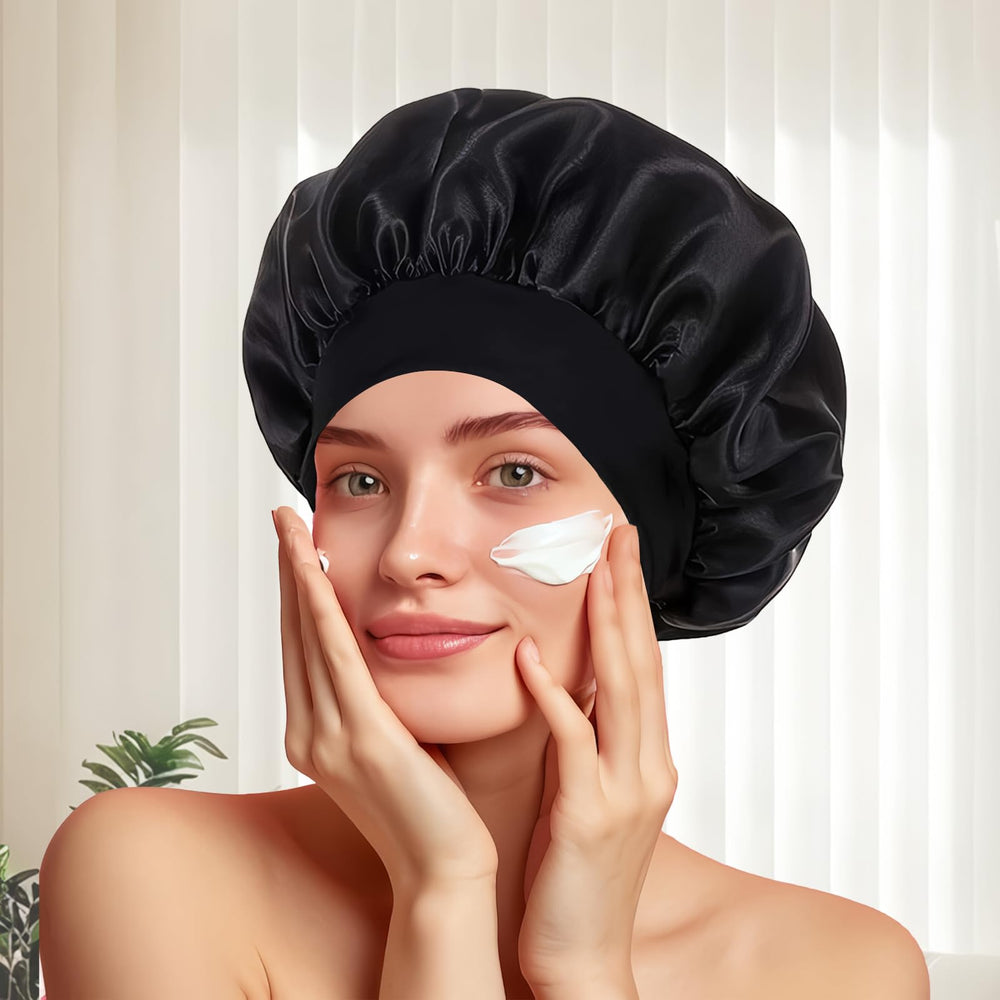 Bonete Confvrter para cabello rizado protege y reduce frizz durante el sueño