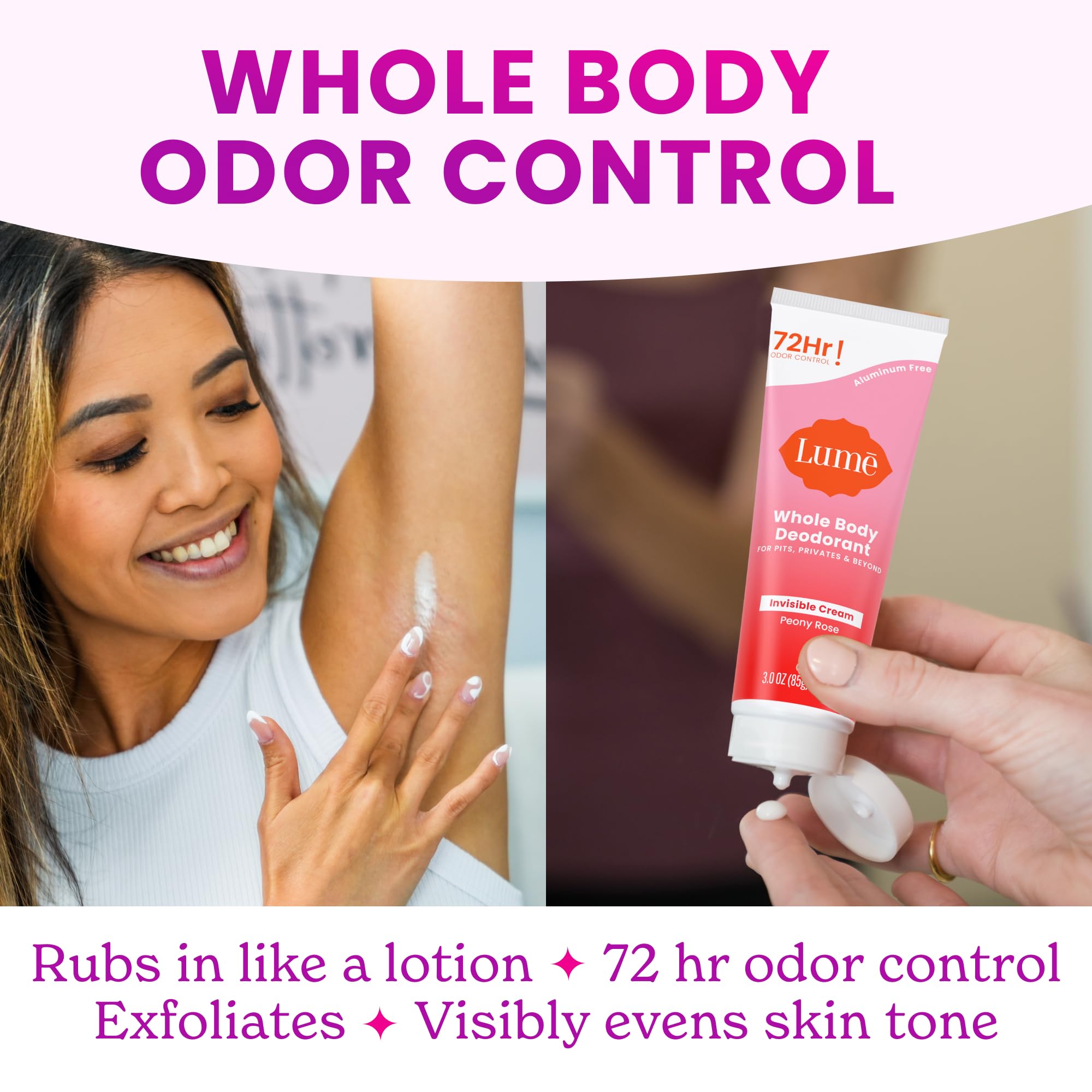 Conjunto Lume Peonía Rosa para múltiples zonas del cuerpo.