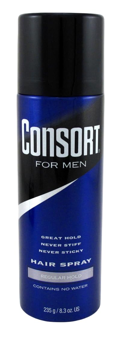 Consort aerosol para cabello, uso diario para peinados rápidos y confiables.