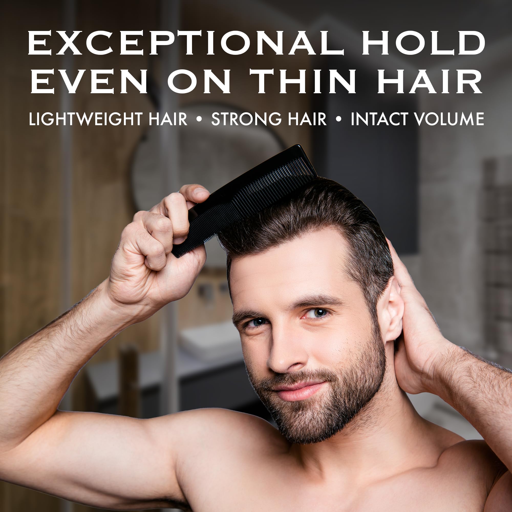 Consort Extra Hold: acabado natural sin pegajosidad ni rigidez.