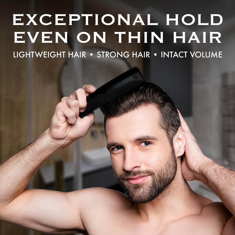 Consort Extra Hold: acabado natural sin pegajosidad ni rigidez.