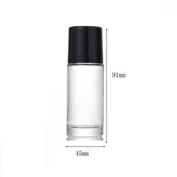 ConStore rodillo de vidrio 50 ml, paquete de dos botellas para viaje