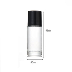 ConStore rodillo de vidrio 50 ml, paquete de dos botellas para viaje