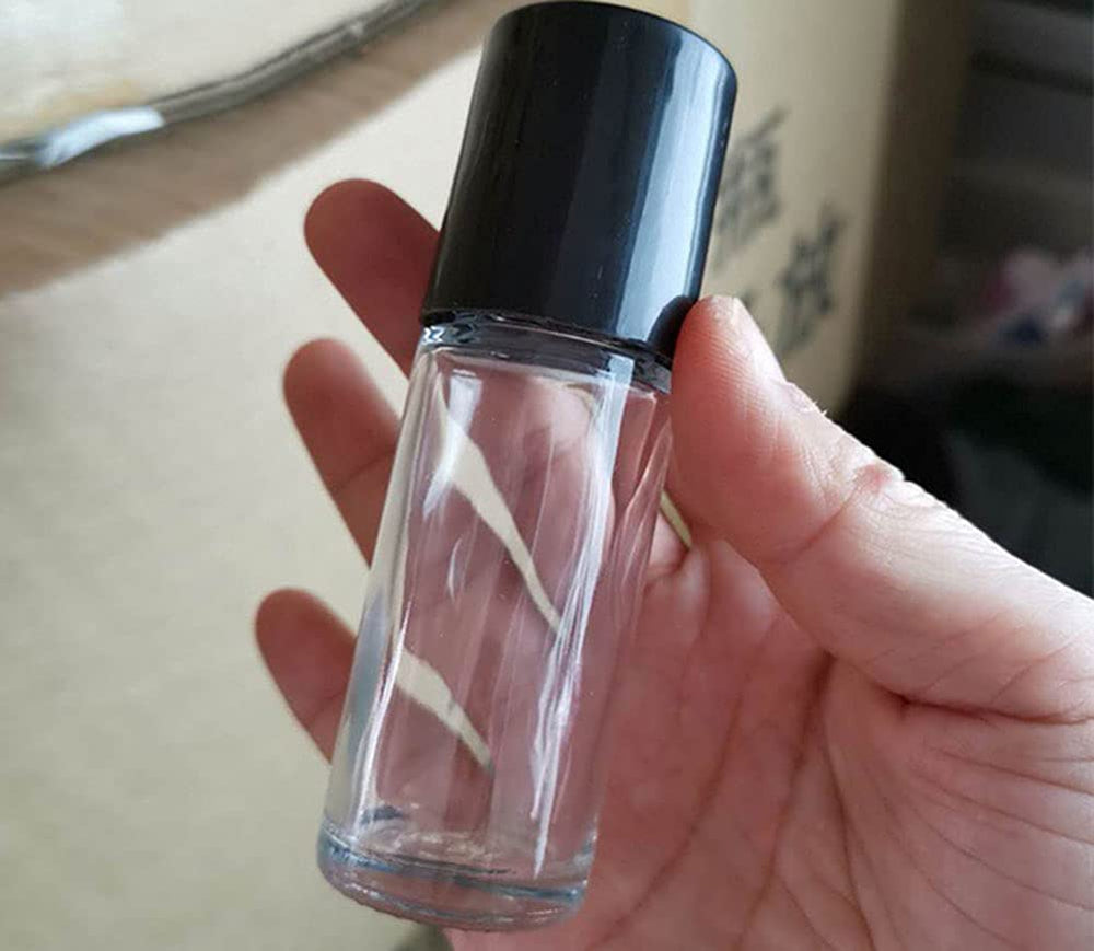 ConStore rodillo de vidrio 50 ml, tapa rosca sellada evita fugas