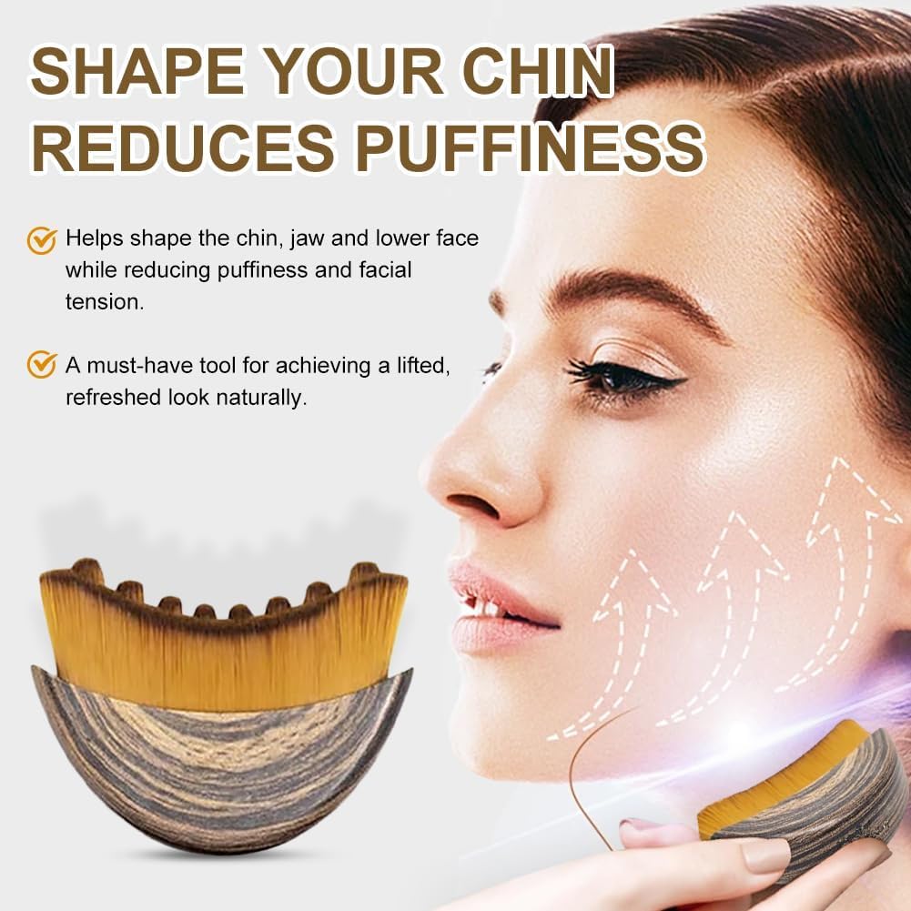 Contorno facial preciso para estimular rutas linfáticas con comodidad.