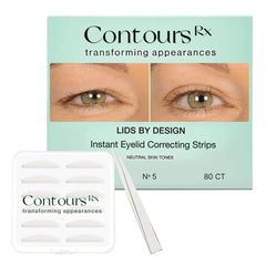 Envase transparente de Contours Rx Lids by Design para uso diario.