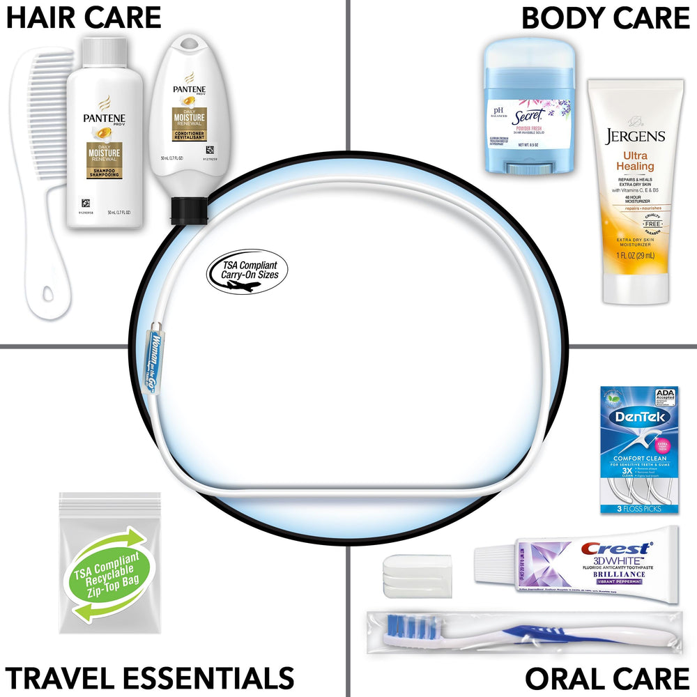 Convenience Kits International Pantene conditioner 1.7 oz nourishes hair during travel.