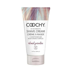 Coochy Crema de Afeitar en botella para un afeitado suave y cómodo.