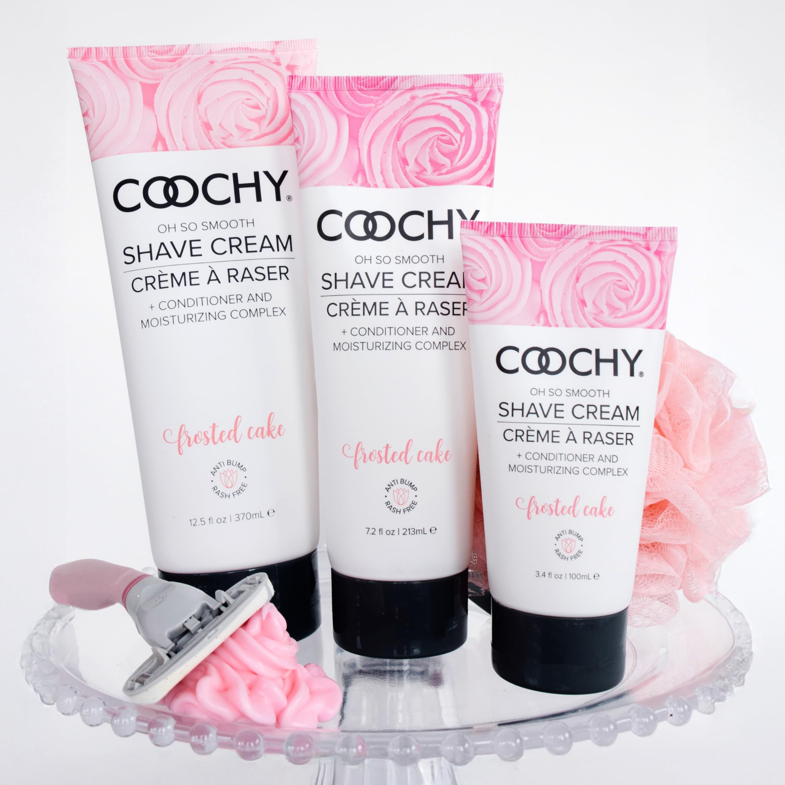 Coochy crema para afeitar piernas, hidratación y acabado sedoso