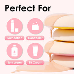 COOL-ANGLE esponja para blush cremoso, difumina sin esfuerzo.